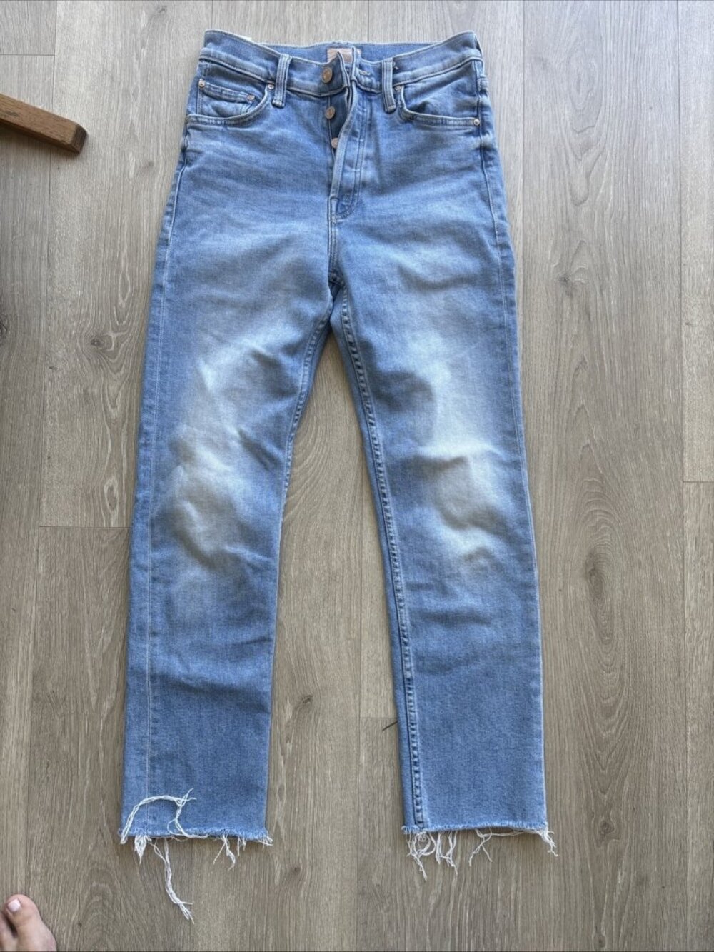 Mother "Tomcat Ankle Fray" Kitty Corner, Women's Jeans Size 25